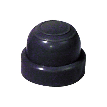 Invacare Hme Caster Stem Dust Cap For E&J, Black Plastic, 1 1/4" Dia., PK10 107956