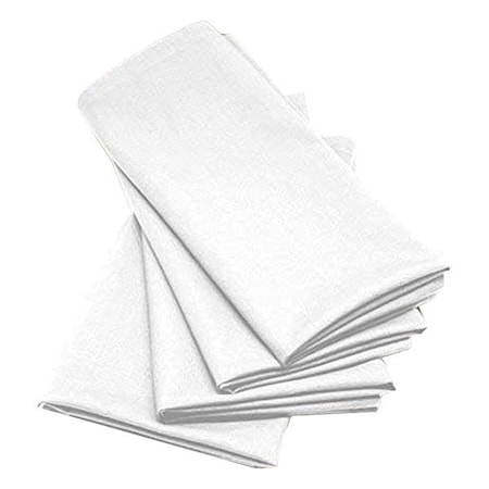 R&R Textile Napkin, Square, Color White, PK12 AT-Signature-20x20-9680-White