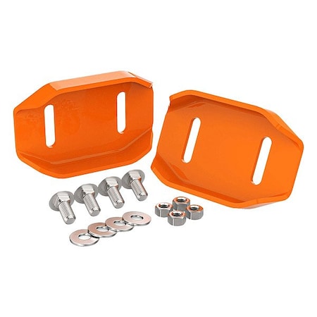 Ariens Skid Shoes, Orange, Steel 72101100