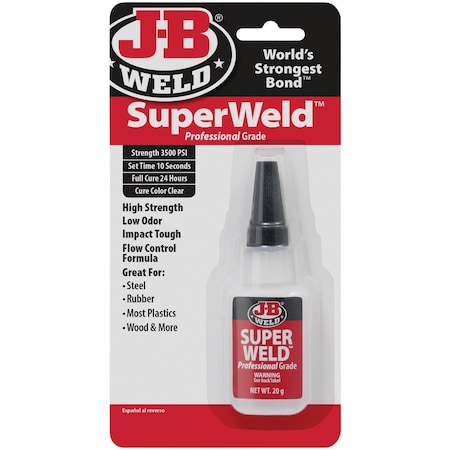 J-B Weld 0.71 Oz. SuperWeld Super Glue 33120H
