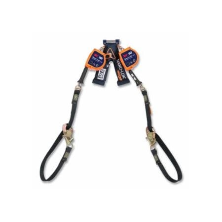 Dbi-Sala Nano-Lok, Edge Self-Retracting Lifeline, 9 ft, Tie-Back Snap Hook, 420 lb, 2 Legs, Galvanized Cable 098-7012828690