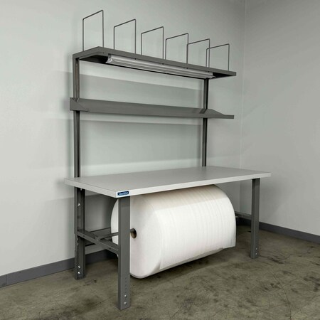 Stackbin Packing Work Bench, 60" W, 3500 lb. 4-5PACK-6E-GN