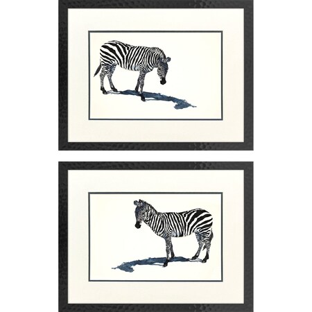 Homeroots Set Of Two Stand By Me Black Framed Wall Art, 2PK 653074