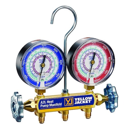 Yellow Jacket Manifold Gauge, Analog 42045