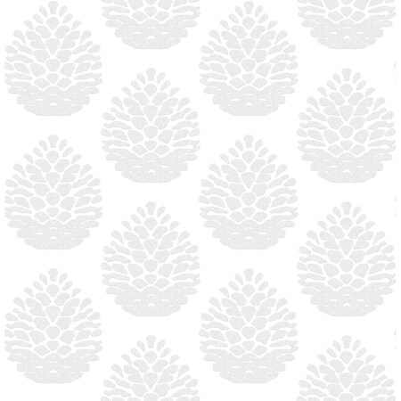 Chesapeake Totem Light Grey Pinecone Wallpaper 3118-25091