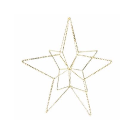 Extraer 36 in. LED 3D Lighted Star - Warm White EX3241213