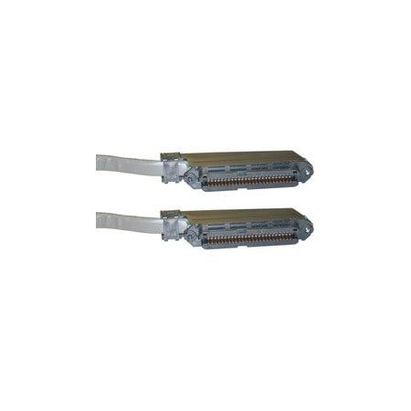 Cable Wholesale Cat 3 Telco Trunk Cable, Centronics 50 (CN50) Female, 25 Twisted Pairs, 90 Degree 11X3-254HD