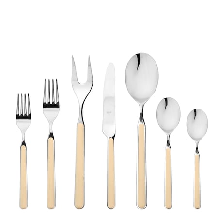 Mepra Fantasia Flatware Set - 32 Pieces - Sesame 10D622032