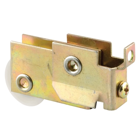 Prime-Line Door Roller, 1-1/4 in Dia Roller, 5/16 in W Roller, Steel, Bottom Mounting Mill N 6625