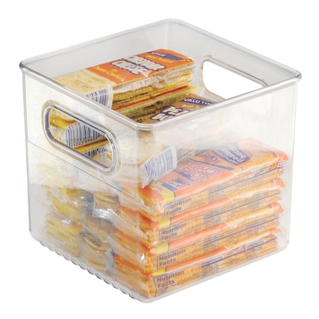 Interdesign 0.13 cu ft Clear Storage Bin 6 in. H X 6 in. W X 6 in. D 71530
