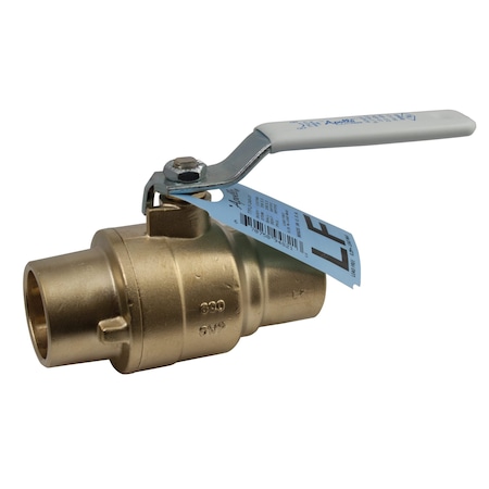 Apollo Valves Manual 2-Way Ball Valve, Sweat, Brass 77FLF20401