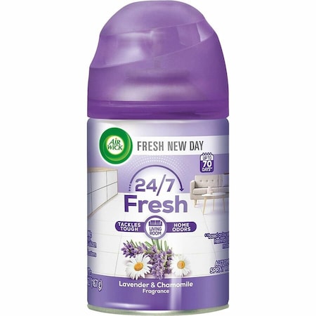 Reckitt Benckiser Air Wick, FRESHMATIC ULTRA AUTOMATIC SPRAY REFILL, LAVENDER/CHAMOMILE, AEROSOL, 5.89 OZ 77961