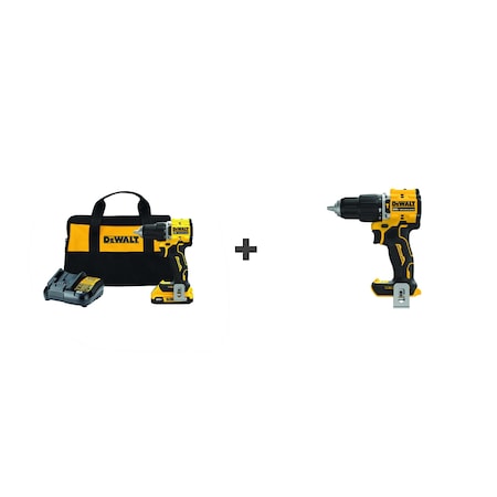 Dewalt Cordless Drill & Bonus 20V Hammerdrill DCD794D1/DCD799B