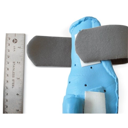 Jorgensen Laboratories Soft Padded Hook and loop Strapping, 2" x 36in Strap, with 12in Hook for Splints J0940T