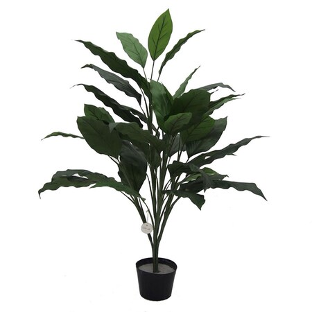 Vickerman Spathiphyllum Plant X5 Everyday Tree with 40 LVS - 3 ft. TP170336