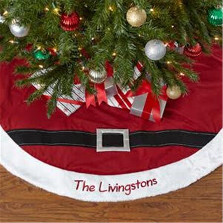 Vickerman 60 in. Plush White Velvet Tree Skirt QTX17761