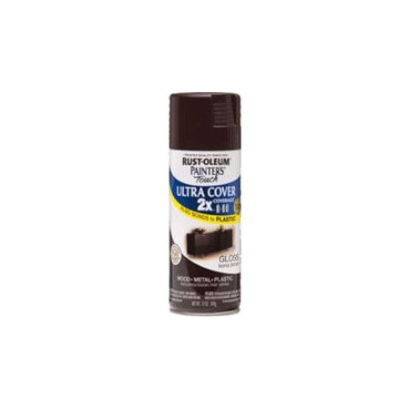 Rust-Oleum Spray Paint, Kona Brown, Gloss, 12 oz 249102