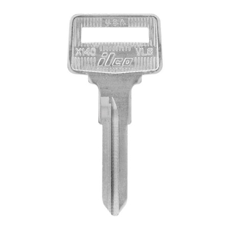 Homecare Products Automotive Blank Double Sided Universal Key for Volvo - Silver, 10PK HO3325712