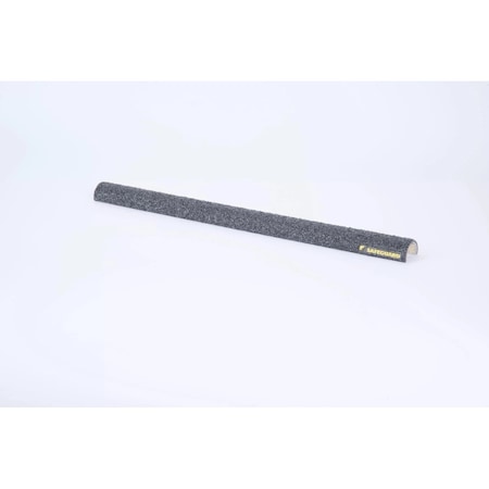Safeguard Technology 19x1.25in Anti-Slip Ladder Rung, FRP Fiberglass Round, Extra Coarse (Offshore), Black LFROE-BLK-19x1.25