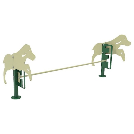 Ultraplay Jump Over, 34 1/2 in H, Beige; Green PBARK-450-NATURAL