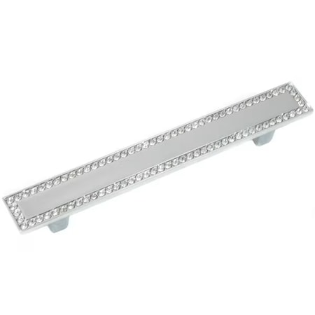 Mng 96mm Pull, Bellagio, Polished Chrome/Crystal 18526