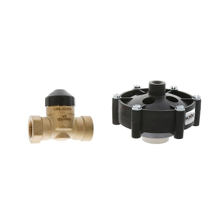 Kmc Controls Valve 1/2" N/O 2Way 3-8N. 1.0Cv VCZ-4102AMBD