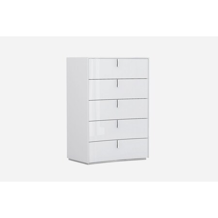 Homeroots 31 X 16" X 44" White Chest 366260
