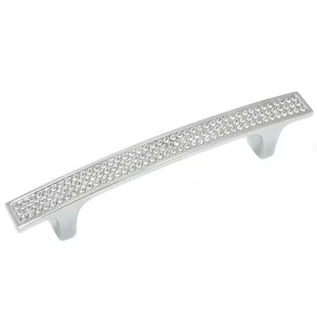 Mng 96mm Pull, Bellagio, Polished Chrome/Crystal 18226