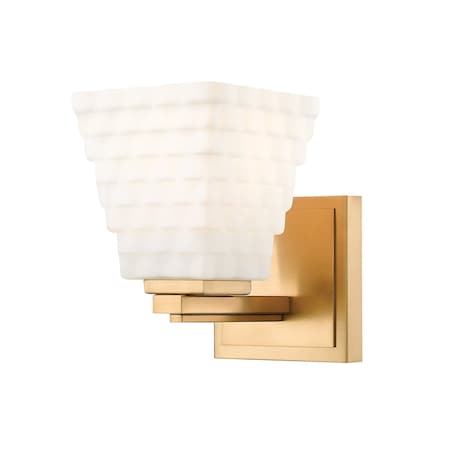 Z-Lite 1 Light Wall Sconce in Modern Gold 7514-1S-MGLD