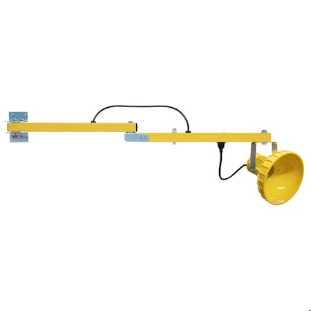 Ideal Warehouse Innovations Dock Light, 40 in, Poly Head, 1 Strut 60-5486-050