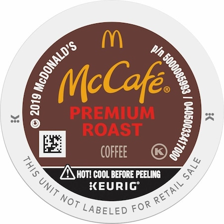 Mccaf e K-Cup Premium Roast Coffee, Compatible with Keurig Brewer, Medium, K-Cup, Premium Roast, 4PK 5000358124