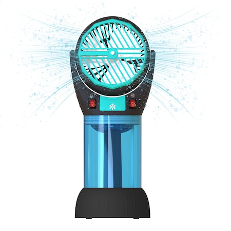 Alphacool High-Velocity Portable Misting Fan - Teal Blue 810058858979