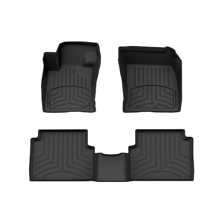 Weathertech Black, Front and Rear FloorLiner HP 441642-1-3IM