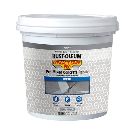 Rust-Oleum Concrete Repair Compound, 1 gal, Gray 392528