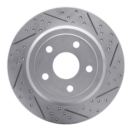Dynamic Friction Co DFC Geoperformance Rotor - Drilled and Slotted 830-42004R