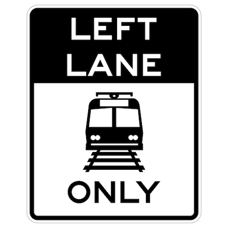 Sign Solutions Usa Traffic Sign, 24 in Width, Aluminum Sign, Vertical Rectangle DUS06DWT2430R15-4b