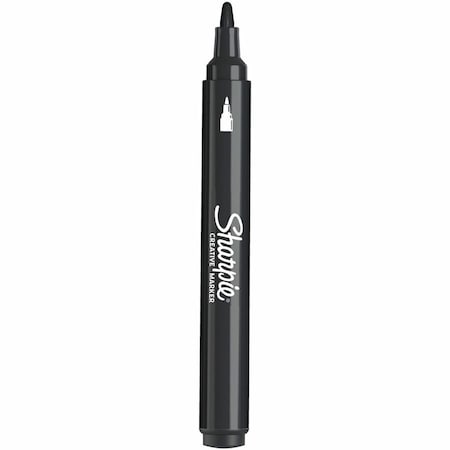Sharpie Marker, Bullet, Black, PK6 2218123