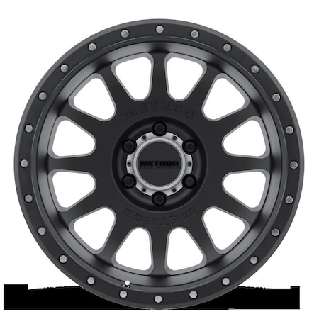 Method Race Wheels MR605 NV, 20X9, -12MM OFFSET, 5X150, 110.5MM CENTERBORE, MATTE BLACK MR60529058512N