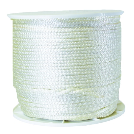 Wellington Koch Industries 1/4 in. D X 1000 ft. L White Solid Braided Nylon Rope 5220845