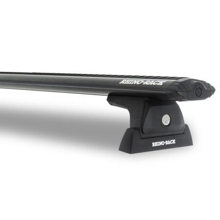 Rhino Rack ROOF RACK Direct Fit Black With Two Roof Rack Cross Bar One Roof Rack Mounting Kit Two Roof Rack Y02-490B-NT