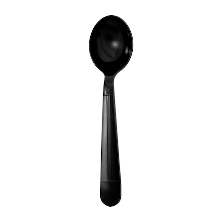 Smarty Had A Party Heavy Weight PP Black Soup Spoon, 1000PK 410SS-BK-CASE