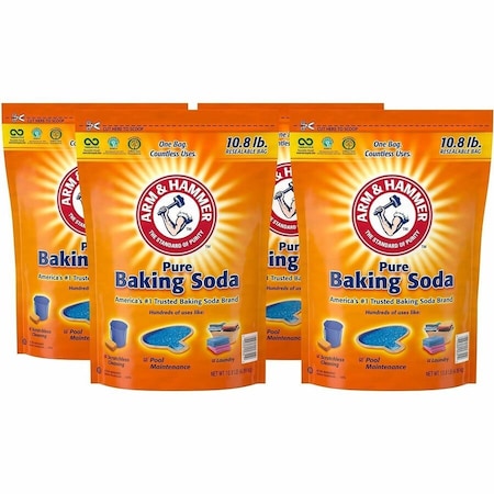 Arm & Hammer Baking Soda, 10.8 lb Resealable Bag 3320000341