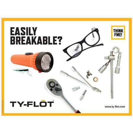 Ty-Flot Think FME Poster, Check Your Feet PSTR1113