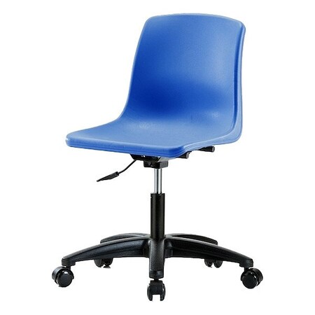 Blue Ridge Ergonomics Blue Polypropylene Shell Chair SDHCH-RG-NBC-BLU