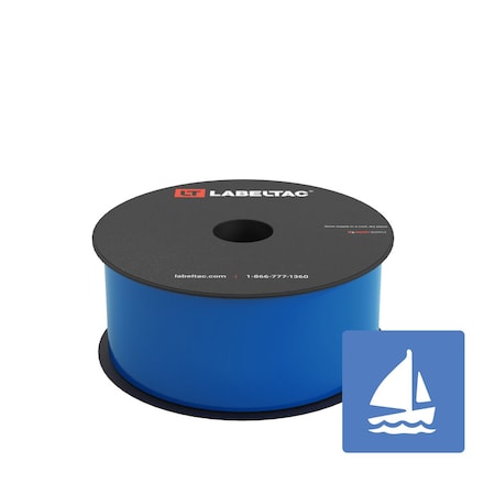 Labeltac Marine Supply 2in x 150ft LT4/Pro X, Blue LT207MN