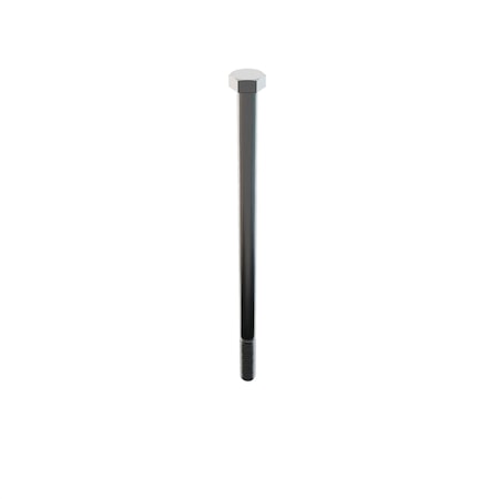 Zoro Select 18-8, 3/8"-16 Hex Head Cap Screw, Plain Stainless Steel, 7 in L, 10 PK 1-193-37C-700
