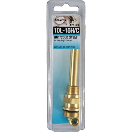 Danco Hot/Cold Water Stem for Sterling Sink Bathroom Sink Laundry & Bar 10L-15 H/C 17417B