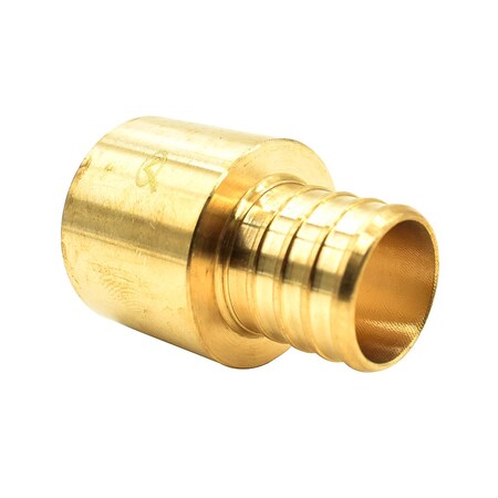 Thrifco Plumbing 3/4" x 3/4" Brass Female Sweat Adapter F1807 x Sweat Lead Free - (PEX B) 7910061