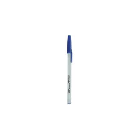 Universal Ballpoint Pen, Stick, Medium 1 mm, Blue Ink, Gray Barrel, 12PK UNV27411
