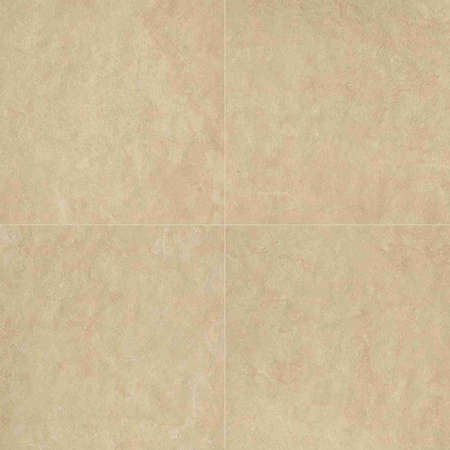 Ackland Ava Cream 24 in. x 24 in. x 2 cm. Matte Porcelain Stone Look Paver, 2PK AKLNPAVACREA24X24M-CA